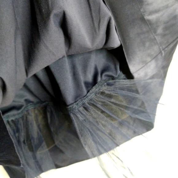 Pretty Silver and Midnight Blue Event Dress EUC ❤️ - Picture 12 of 13